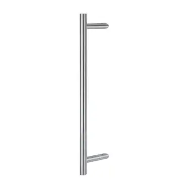 Click Here To Enlarge This Photo Of AR3626&sol;600BB-CR-GD Hoppe 32mm x 600mm Cranked T Bar Pull Handle &lpar;Back to Back Fixings For Glass Doors&rpar; - Satin Stainless Steel &lpar;87141972&rpar;