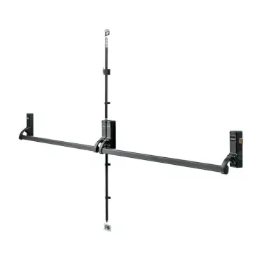 Click Here To Enlarge This Photo Of AR888-BL Hoppe Double Rebated Door Set - Black &lpar;8545577&rpar;