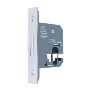 Click Here To Enlarge This Photo Of AR7006-S-76-SC Hoppe Euro Profile Deadlock Case 76mm - Satin Chrome &lpar;50017895&rpar;