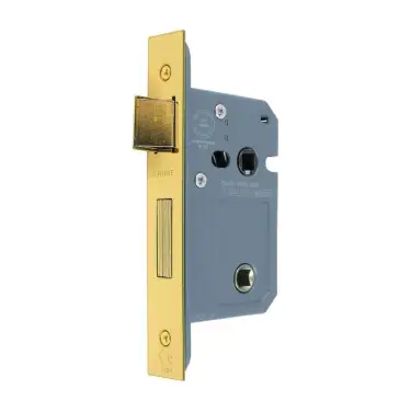 Click Here To Enlarge This Photo Of AR8023-63-5&sol;8-PB Hoppe Bathroom Lock 63mm - Polished Brass &lpar;87142875&rpar;
