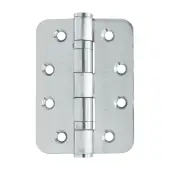 AR8182-SSS Hoppe Arrone 102mm x 76mm x 3mm Grade 13 Radius Ball Bearing Butt Hinges - Satin Stainless Steel &lpar;87105952&rpar;