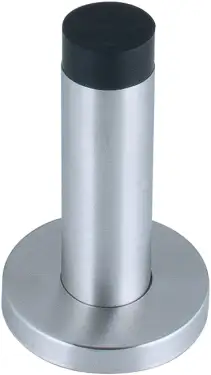 Click Here To Enlarge This Photo Of AR334A Concealed Fix Door Stop on Rose &lpar;76mm Projection&rpar; Hoppe - Satin Stainless Steel &lpar;8506328&rpar;