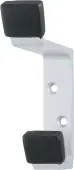 AR218 Hoppe Buffered Hat And Coat Hook - Satin Anodised Aluminium &lpar;8504459&rpar;