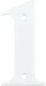 AR740-1-WHT Hoppe 79mm Face Fix Numeral 1 - White &lpar;87143547&rpar;