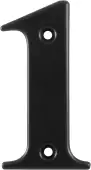 AR740-1-BLK Hoppe 79mm Face Fix Numeral 1 - Black &lpar;87143554&rpar;