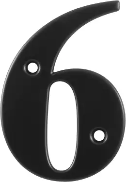 Click Here To Enlarge This Photo Of AR740-6-BLK Hoppe 79mm Face Fix Numeral 6 & 9 - Black &lpar;87143694&rpar;