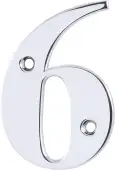 AR740-6-PCH Hoppe 79mm Face Fix Numeral 6 & 9 - Polished Chrome &lpar;87143708&rpar;
