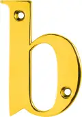 AR740-B-PBR Hoppe 79mm Face Fix Letter B - Polished Brass &lpar;50000093&rpar;