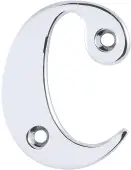 AR740-C-PCH Hoppe 55mm Face Fix Letter C - Polished Chrome &lpar;50000147&rpar;