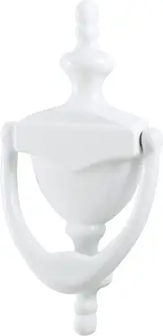 Click Here To Enlarge This Photo Of AR726-WHT Hoppe Traditional Door Knocker - White &lpar;87143407&rpar;