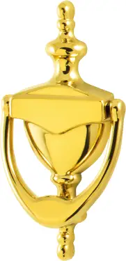 Click Here To Enlarge This Photo Of AR726-PBR Hoppe Traditional Door Knocker - Polished brass &lpar;87143421&rpar;