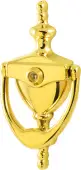 AR727-PBR Hoppe Traditional Door Knocker With Viewer - Polished brass &lpar;87143449&rpar;
