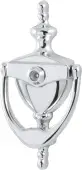 AR727-PCH Hoppe Traditional Door Knocker With Viewer - Polished Chrome &lpar;87143456&rpar;