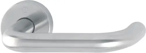 Click Here To Enlarge This Photo Of EX138Z&sol;42 &lpar;AR361&sol;10-4&rpar; Hoppe Paris Grade 4 Return to Door Lever on 8mm Rose - G316 Satin Stainless Steel &lpar;87138360&rpar;
