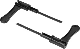 AR600-LEVER-TEMP Hoppe Temporary Lever Handles Set - Black &lpar;87127260&rpar;