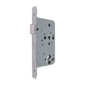 AR8100-S-60-SSS Hoppe Euro Profile DIN Sashlock Square Forend&comma; 60mm Backset - Satin Stainless Steel &lpar;87134273&rpar;