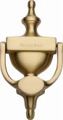 V910 195-SB Heritage Brass Urn Knocker 7 &frac14;" Satin Brass Finish