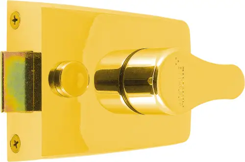 Click Here To Enlarge This Photo Of AR840-PB-PB Hoppe 60mm Standard Deadlocking Nightlatch - Polished Brass Case c&sol;w Cylinder &lpar;87108521&rpar;