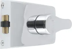 AR850-PC-PC Hoppe 60mm Standard Roller Bolt Deadlocking Nightlatch - Polished Chrome Case c&sol;w Cylinder &lpar;87108533&rpar;