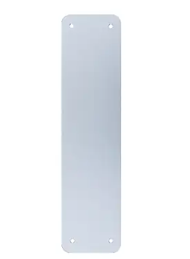 Click Here To Enlarge This Photo Of AR224A-SAA Hoppe Fingerplate 300mm x 75mm&comma; Radius Corner - Aluminium &lpar;50014894&rpar;