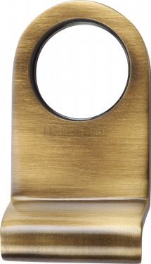 Click Here To Enlarge This Photo Of V930-AT Heritage Brass Round Cylinder Pull Antique Brass Finish
