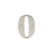 AR740-0-GRA Hoppe 79mm Face Fix Numeral 0 - Graphite Finish &lpar;50022246&rpar;