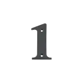 AR740-1-AG Hoppe 79mm Face Fix Numeral 1 - Anthracite Grey Finish &lpar;50022301&rpar;