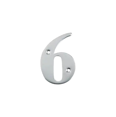 Click Here To Enlarge This Photo Of AR740-6&sol;9-SC Hoppe 79mm Face Fix Numeral 6 & 9 - Satin Chrome &lpar;50022453&rpar;