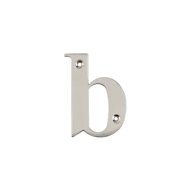 Click Here To Enlarge This Photo Of AR740-B-GRA Hoppe 79mm Face Fix Letter B - Graphite Finish &lpar;50022155&rpar;