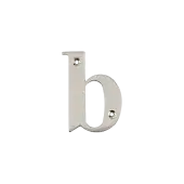 AR740-B-GRA Hoppe 79mm Face Fix Letter B - Graphite Finish &lpar;50022155&rpar;