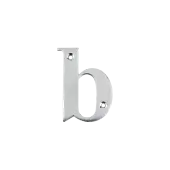 AR740-B-SC Hoppe 79mm Face Fix Letter B - Satin Chrome &lpar;50022167&rpar;