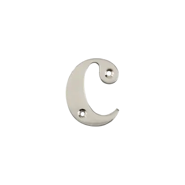 Click Here To Enlarge This Photo Of AR740-C-GRA Hoppe 55mm Face Fix Letter C - Graphite Finish &lpar;50022180&rpar;