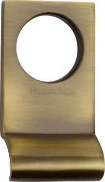 Click Here To Enlarge This Photo Of V933-AT Heritage Brass Square Cylinder Pull Antique Brass Finish