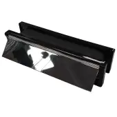 AFTLBFX&sol;30PC Astroflame FX Telescopic Intumescent Letter Box &lpar;30min&rpar; 10 inch Polished Chrome Plated &lpar;ABS Plastic Black Frame&rpar;