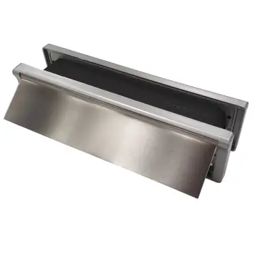 Click Here To Enlarge This Photo Of AFTLBFX&sol;30SS Astroflame FX Telescopic Intumescent Letter Box &lpar;30min&rpar; 10 inch Stainless Steel &lpar;Silver Frame&rpar;