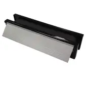 AFTLBFXC&sol;30SAA Astroflame FX Telescopic Intumescent Letter Box &lpar;30min&rpar; 12 inch Satin Anodised Aluminium &lpar;ABS Plastic Black Frame&rpar;
