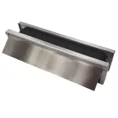 AFTLBFXC&sol;30SS Astroflame FX Telescopic Intumescent Letter Box &lpar;30min&rpar; 12 inch Stainless Steel &lpar;Silver Frame&rpar;