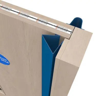 Click Here To Enlarge This Photo Of AFFKBLU Astroflame Commercial 3 Panel Finger Guard &lpar;Front&rpar; Blue 1960mm