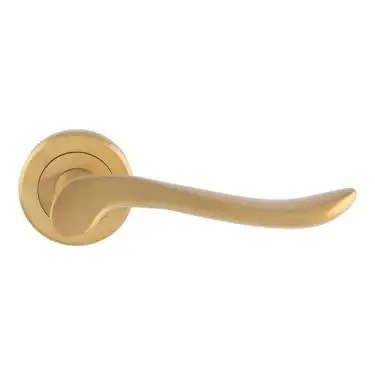 Click Here To Enlarge This Photo Of ZIN3130SB - Carlisle Brass Serozzetta 'Verdun' Lever On Rose Satin Brass