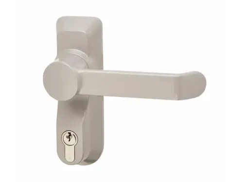 Click Here To Enlarge This Photo Of BRITON 1413&period;LE&period;SE Lever Operated Outside Access Device - Silver