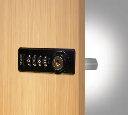 Click Here To Enlarge This Photo Of Codelocks KL20 BK LH KitLock Mechanical Digital Combination Lock &lpar;Left Hand&rpar; - Black
