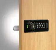 Codelocks KL20 BK RH KitLock Mechanical Digital Combination Lock &lpar;Right Hand&rpar; - Black
