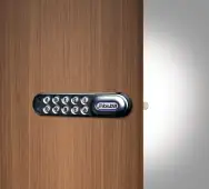 Codelocks KL1000 BK LH KitLock Classic Electronic Locker&sol;Cabinet Lock &lpar;Left Hand&rpar; - Black