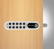 Codelocks KL1000 G3 SC LH KitLock G3 Electronic Cabinet Lock &lpar;Left Hand&rpar; - Silver