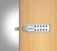 Codelocks KL1200 SG RH KitLock Electronic Locker&sol;Cabinet Lock &lpar;Right Hand&rpar; - Silver