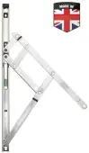 DGS Group ELITE Standard Top Hung UPVC Window Friction Hinges with Integrated Restrictor