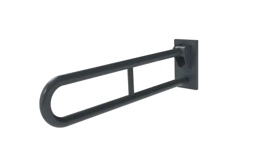 Click Here To Enlarge This Photo Of 105SC&sol;DG Fitzroy of London 800mm Friction Hinged Support Rail &lpar;Stainless Steel&rpar; with Concealed Fixings - Dark Grey &lpar;RAL 7016&rpar;