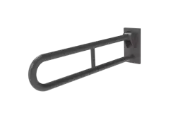 105SC&sol;GY Fitzroy of London 800mm Friction Hinged Support Rail &lpar;Stainless Steel&rpar; with Concealed Fixings - Grey &lpar;RAL 7005&rpar;