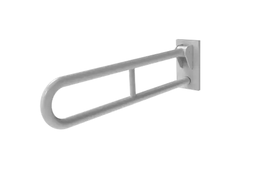 Click Here To Enlarge This Photo Of 105SC&sol;WH Fitzroy of London 800mm Friction Hinged Support Rail &lpar;Stainless Steel&rpar; with Concealed Fixings - White &lpar;RAL 9016&rpar;