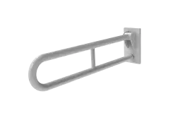 105SC&sol;WH Fitzroy of London 800mm Friction Hinged Support Rail &lpar;Stainless Steel&rpar; with Concealed Fixings - White &lpar;RAL 9016&rpar;
